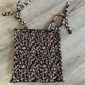 Floral Crop Tank